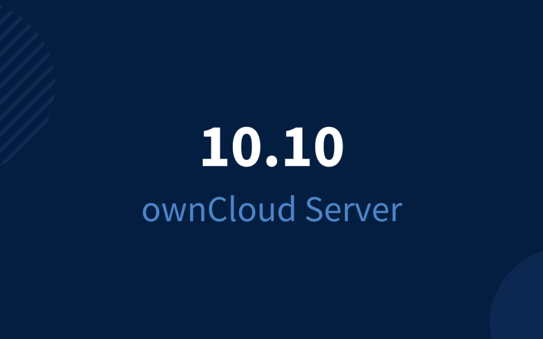 ownCloud Server 10.0.10 Release