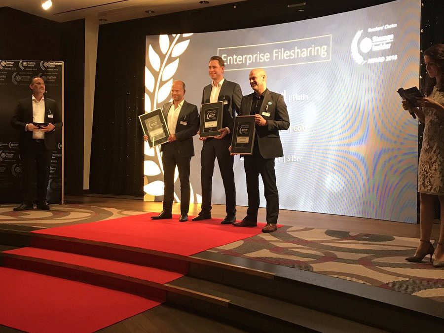 ownCloud Once Again Defends Title: Wins Platinum Award for Secure Enterprise File Sharing