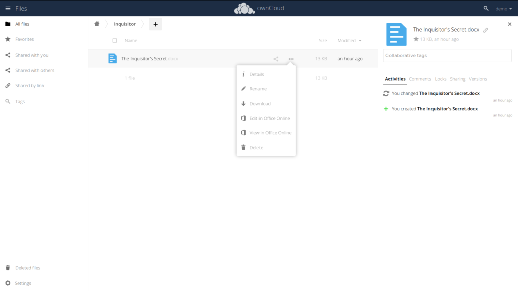 ownCloud Server 10.1 brings integration of Microsoft Office Online and ...