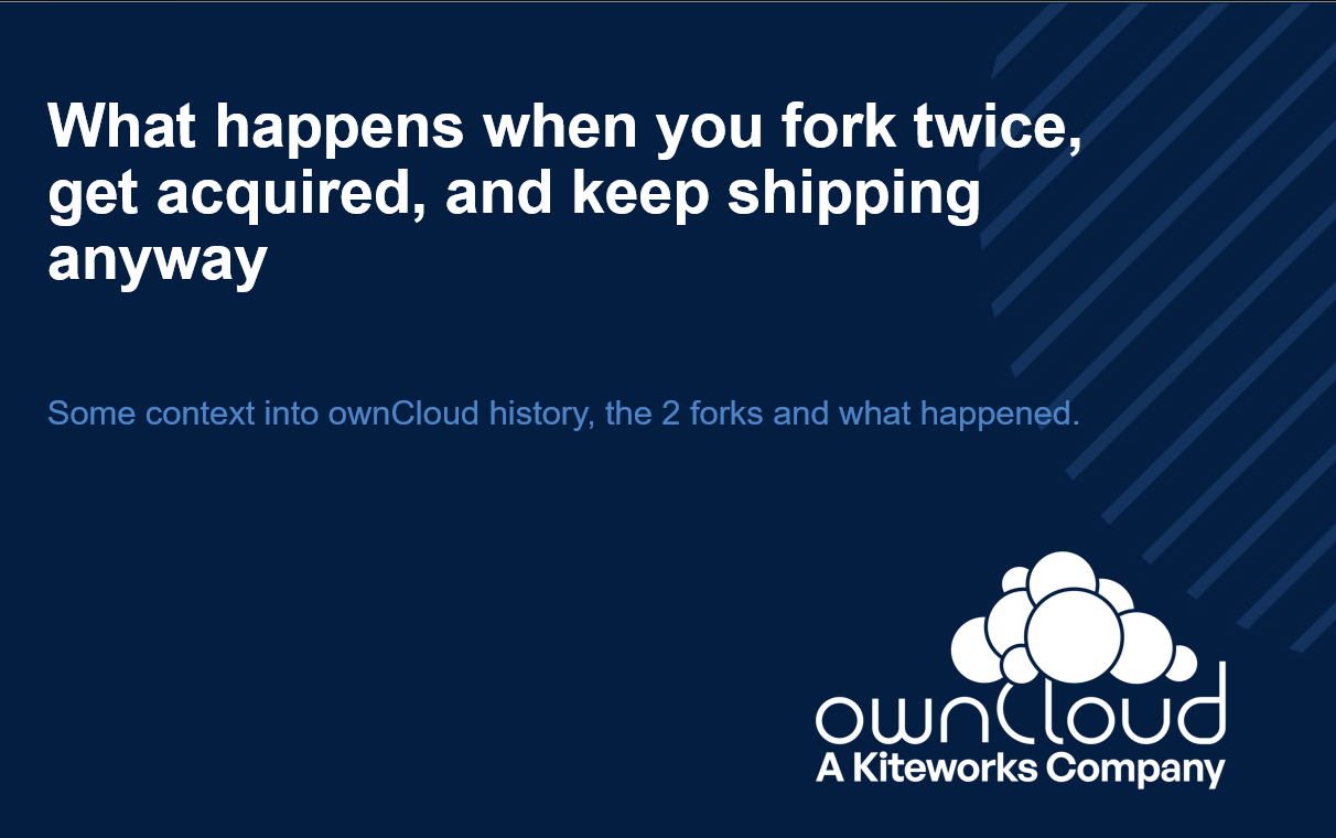 What happens when you fork twice, get acquired, and keep shipping anyway