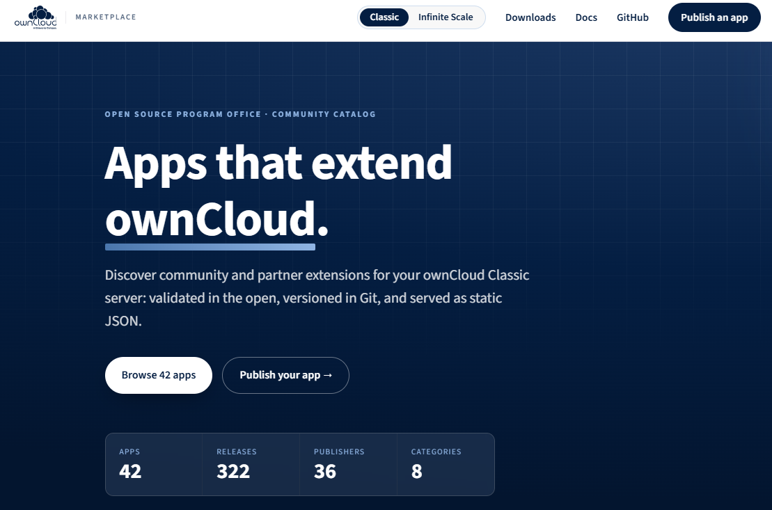 ownCloud Marketplace is live!