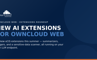 What’s New in ownCloud Web: A Summer of AI Extensions (and Two Admin Tools Worth Knowing About)