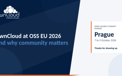 ownCloud at OSS EU 2026 and Why Community Matters
